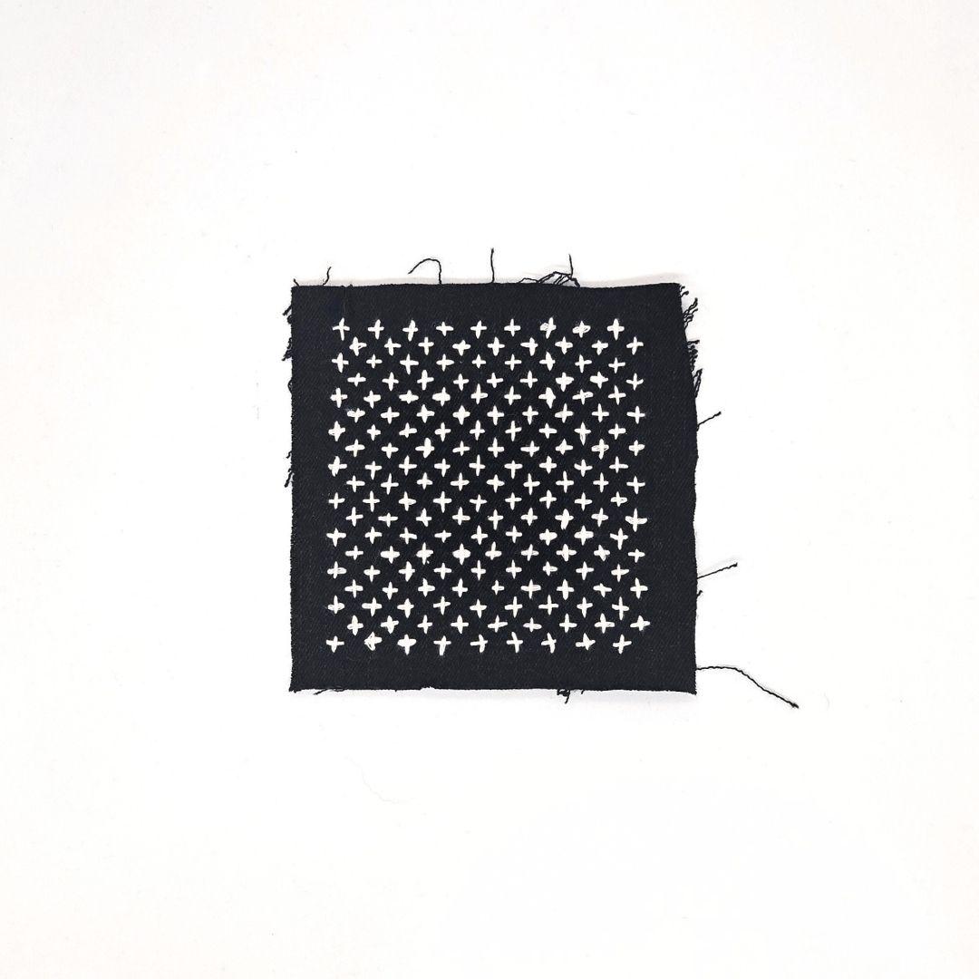 Sashiko denim patch
