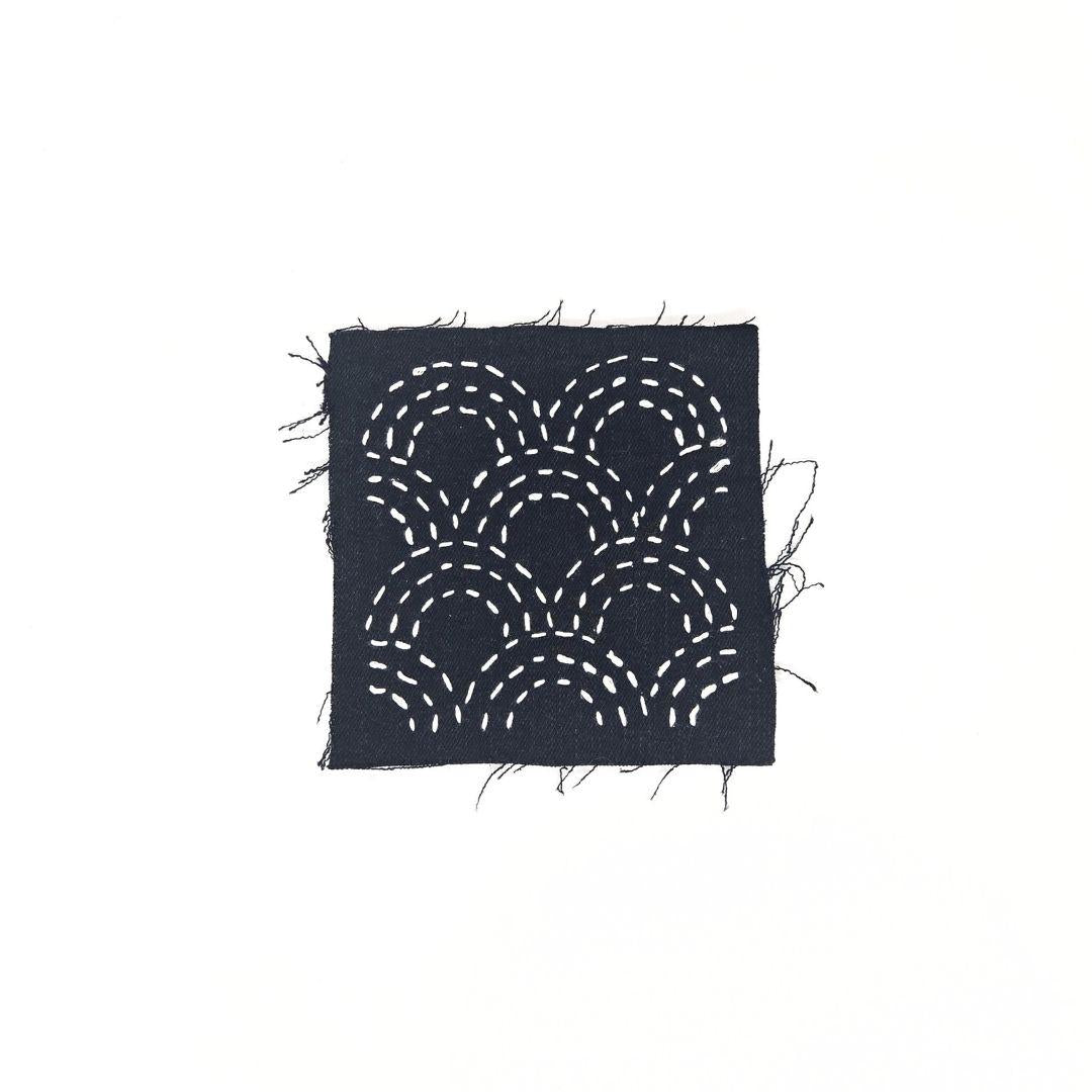 Sashiko denim patch