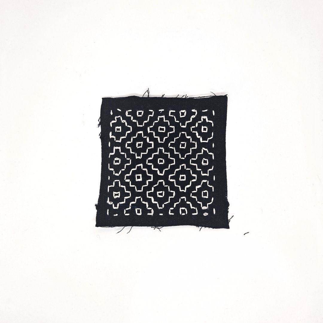 Sashiko denim patch