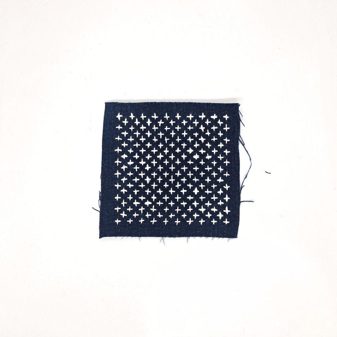 Sashiko denim patch