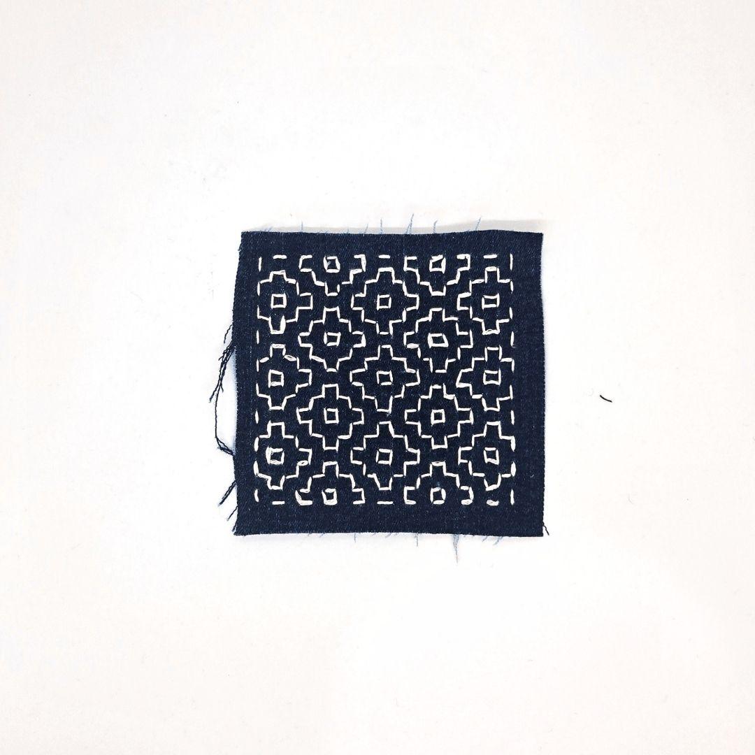 Sashiko denim patch