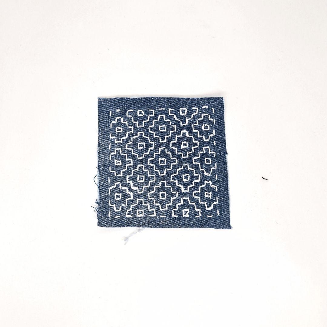 Sashiko denim patch